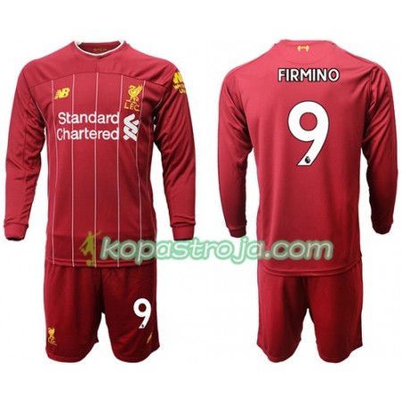 Billiga Fotbollströjor Liverpool Firmino 9 Barn Hemma tröja 2019/20 Långärmad